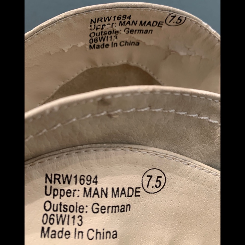 *SOLD* Buckle ankle boots, tan with bling - Picture 5 of 5